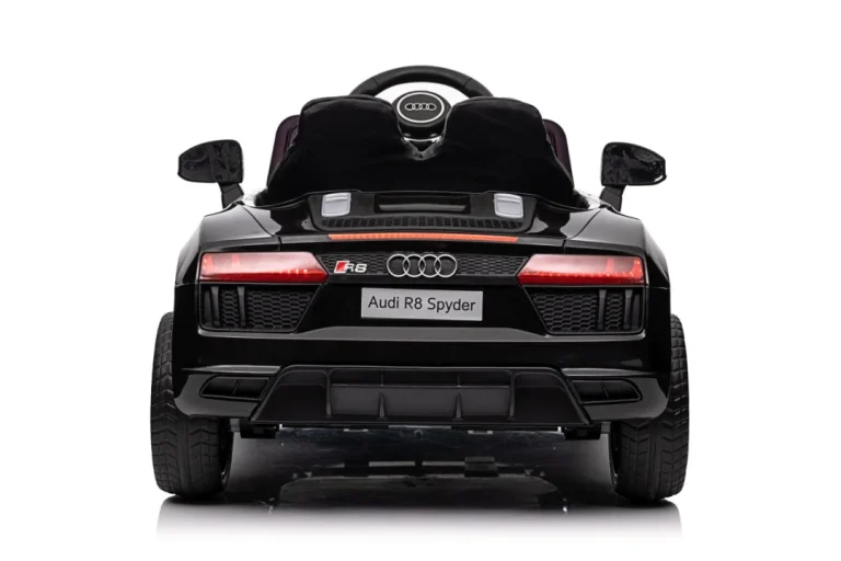 Audi R8 Policijski Automobil Na Akumulator Za Djecu + Daljinski Upravljač + Eva + Spori Start, Crna 67