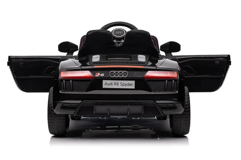 Audi R8 Policijski Automobil Na Akumulator Za Djecu + Daljinski Upravljač + Eva + Spori Start, Crna 75