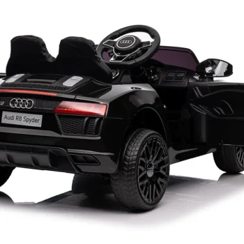 Audi R8 Policijski Automobil Na Akumulator Za Djecu + Daljinski Upravljač + Eva + Spori Start, Crna 77