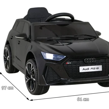 Audi Rs 6 Električni Auto Na Akumulator, Crni 2