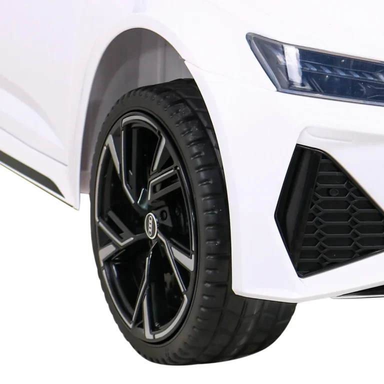Audi Rs 6 Električni Automobil Za Djecu Bijeli + Daljinski Upravljač + Eva Kotači + Spori, Bijela 14