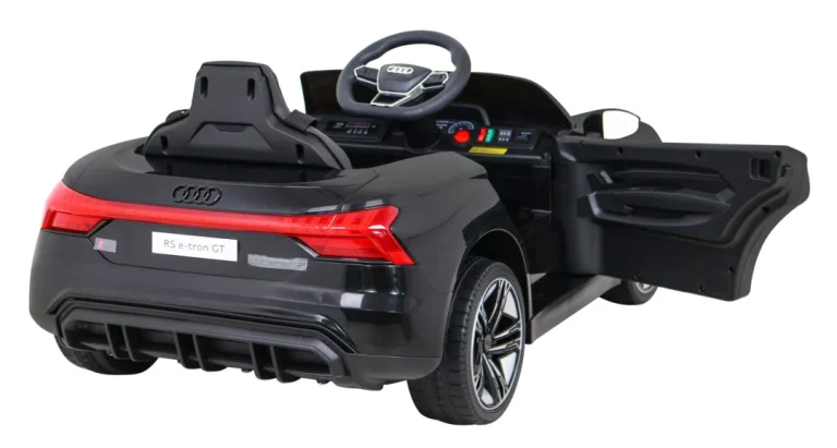 Audi Rs E Tron Gt Crna Baterija + Daljinski Upravljač + 4x4 Pogon + Mp3 Radio + Led + Eva 10