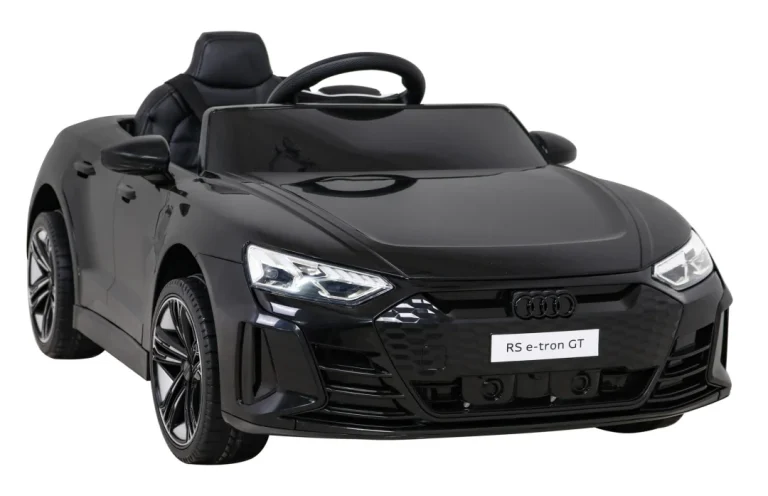 Audi Rs E Tron Gt Crna Baterija + Daljinski Upravljač + 4x4 Pogon + Mp3 Radio + Led + Eva 11