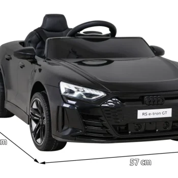 Audi Rs E Tron Gt Crna Baterija + Daljinski Upravljač + 4x4 Pogon + Mp3 Radio + Led + Eva 2