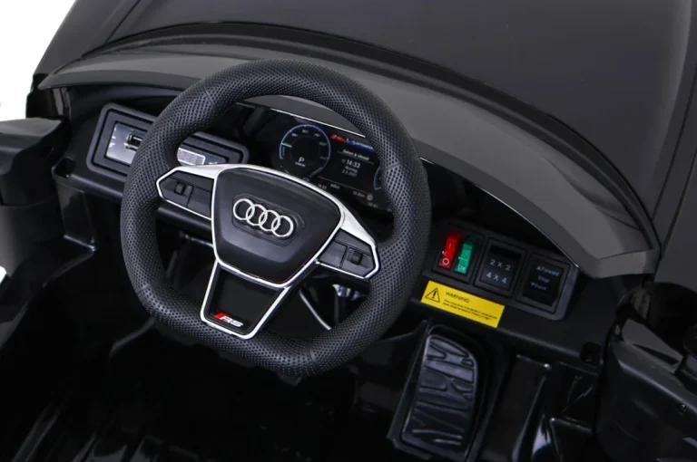 Audi Rs E Tron Gt Crna Baterija + Daljinski Upravljač + 4x4 Pogon + Mp3 Radio + Led + Eva 9