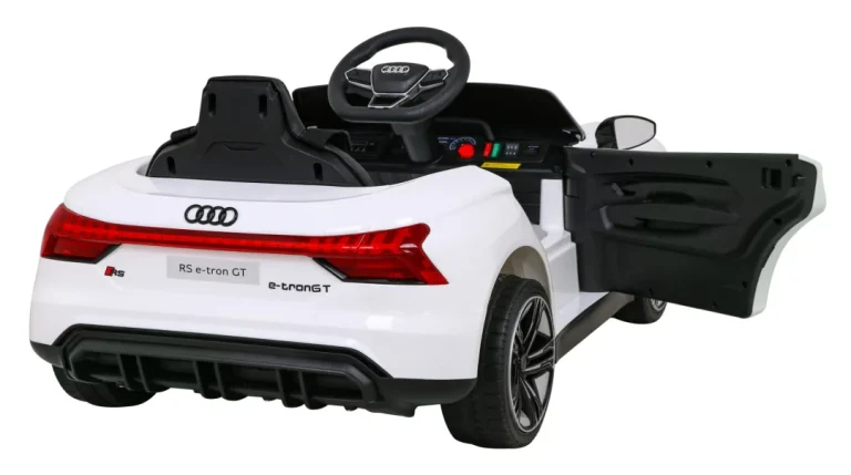 Audi Rs E Tron Gt Na Baterije Bijeli + Daljinski Upravljač + 4x4 Pogon + Mp3 Radio + Led, Bijela 8