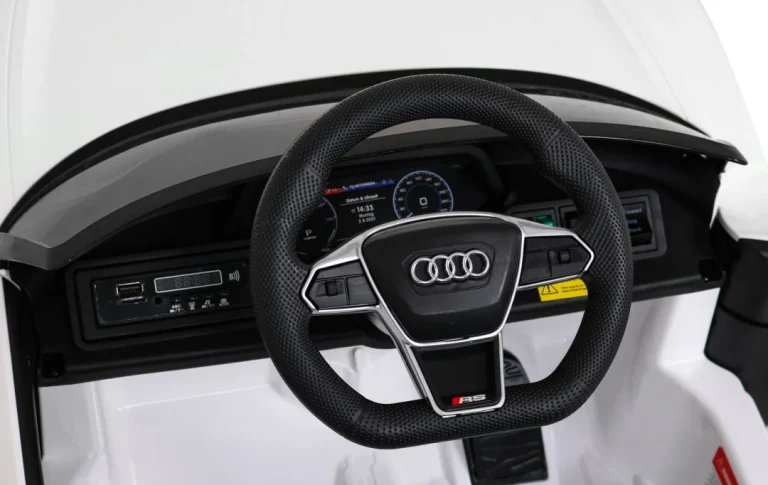 Audi Rs E Tron Gt Na Baterije Bijeli + Daljinski Upravljač + 4x4 Pogon + Mp3 Radio + Led, Bijela 9