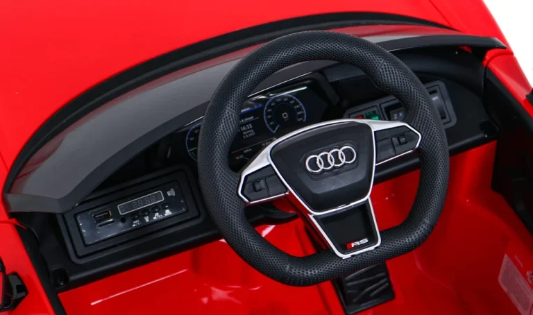 Audi Rs E Tron Gt Na Baterije Crveni + Daljinski Upravljač + 4x4 Pogon + Mp3 Radio + Led, Crvena 7