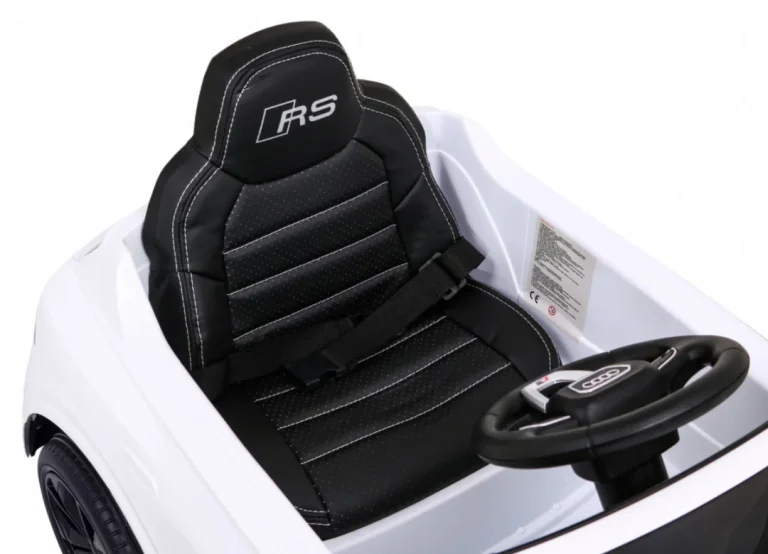 Audi Rs Q8 Automobil Na Baterije Bijeli + Daljinski Upravljač + Sporo Paljenje + Eva + Led, Bijela 11