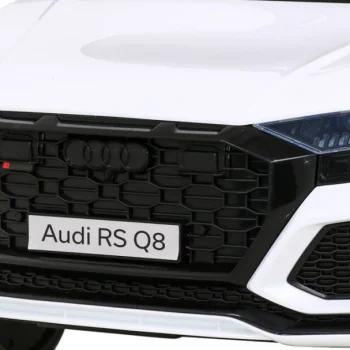 Audi Rs Q8 Automobil Na Baterije Bijeli + Daljinski Upravljač + Sporo Paljenje + Eva + Led, Bijela 12