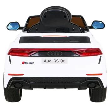 Audi Rs Q8 Automobil Na Baterije Bijeli + Daljinski Upravljač + Sporo Paljenje + Eva + Led, Bijela 6