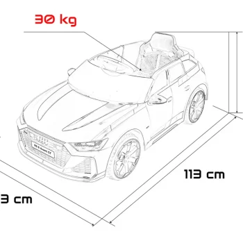 Audi Rs6 Avant Gt Bijeli Auto Na Akumulator 2