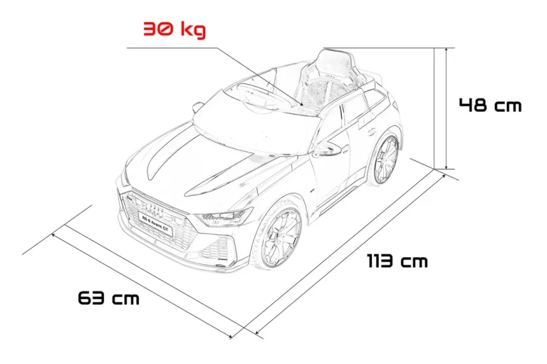 Audi Rs6 Avant Gt Sivi Auto Na Akumulator 2