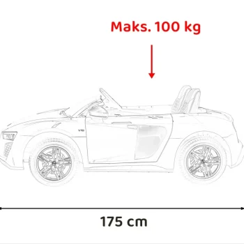 Audi Spyder R8 Lift Strong Bijela 3