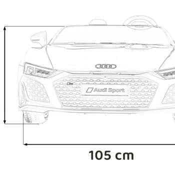 Audi Spyder R8 Lift Strong Na Akumulator, Crni 4