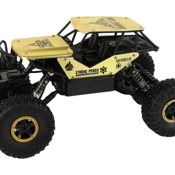 Auto Rc Visoki Kotači 1:18 Plastika Crno Zlatni 2