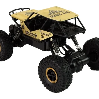 Auto Rc Visoki Kotači 1:18 Plastika Crno Zlatni 3