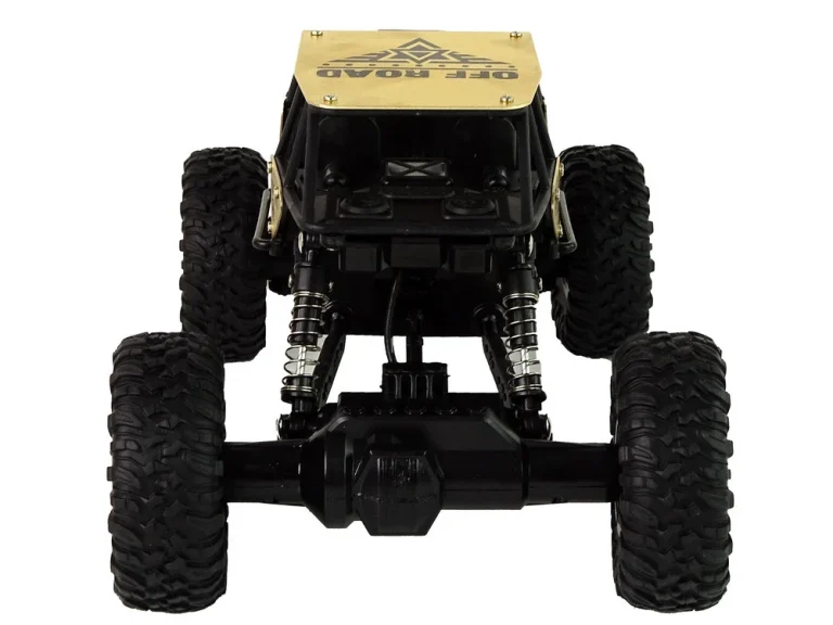 Auto Rc Visoki Kotači 1:18 Plastika Crno Zlatni 4