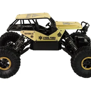 Auto Rc Visoki Kotači 1:18 Plastika Crno Zlatni 5