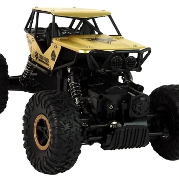 Auto Rc Visoki Kotači 1:18 Plastika Crno Zlatni 6