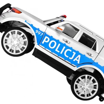Auto Suv Policijski Na Baterije Za Djecu + Sirene + Svjetla + Megafon + Daljinski Upravljač 10