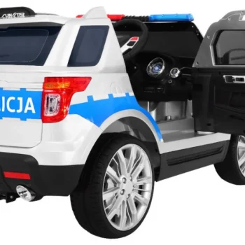 Auto Suv Policijski Na Baterije Za Djecu + Sirene + Svjetla + Megafon + Daljinski Upravljač 2