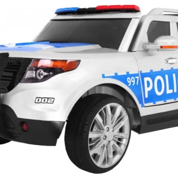 Auto Suv Policijski Na Baterije Za Djecu + Sirene + Svjetla + Megafon + Daljinski Upravljač 3