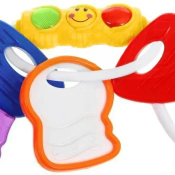 Auto Ključevi 4 U 1 Za Bebe 0+ Glodalica Zvečka Senzorna Igračka 2
