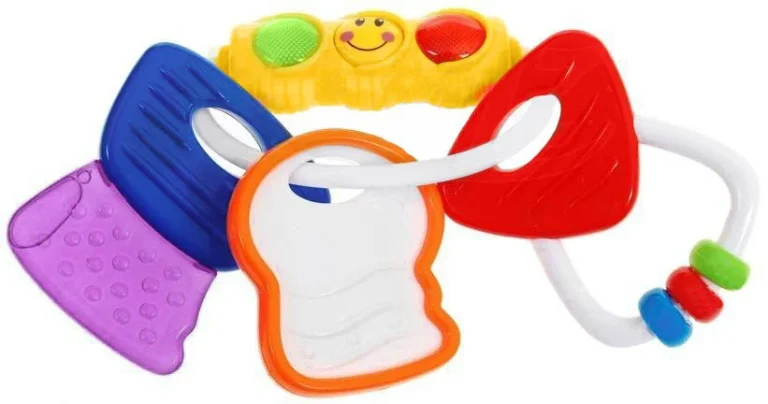 Auto Ključevi 4 U 1 Za Bebe 0+ Glodalica Zvečka Senzorna Igračka 2