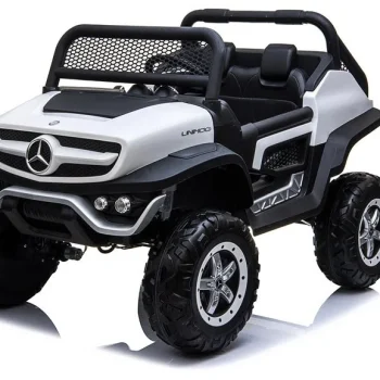 Auto Na Akumulator Mercedes Unimog 4×4, Bijeli, 12v 3