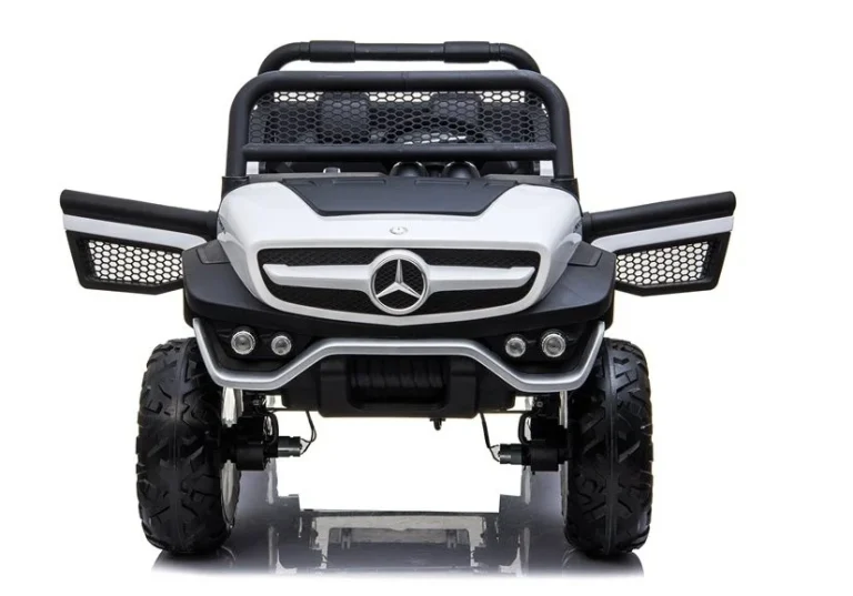 Auto Na Akumulator Mercedes Unimog 4×4, Bijeli, 12v 5
