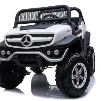 Auto Na Akumulator Mercedes Unimog 4×4, Bijeli, 12v 6
