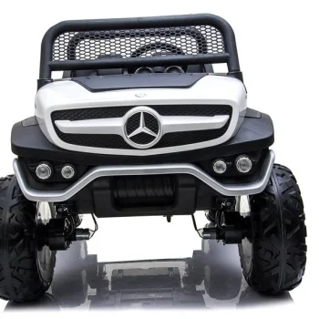Auto Na Akumulator Mercedes Unimog 4×4, Bijeli, 12v 9