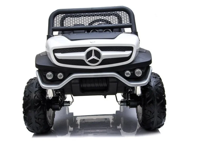 Auto Na Akumulator Mercedes Unimog 4×4, Bijeli, 12v 9