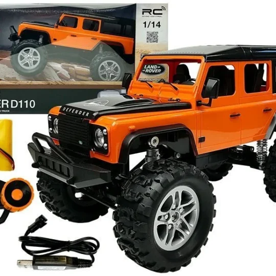 Auto Na Daljinsko Land Rover Defender 1:14 Narančasti 1