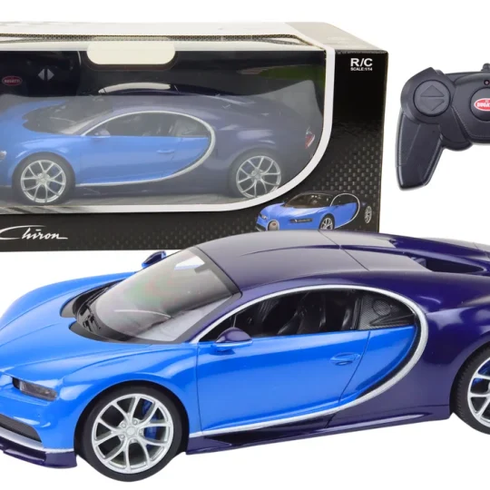 Auto Na Daljinsko Upravljanje Rc 1:14 Bugatti Veyron Chiron Plavi 1