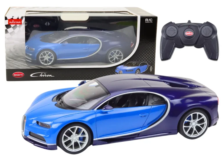 Auto Na Daljinsko Upravljanje Rc 1:14 Bugatti Veyron Chiron Plavi 1