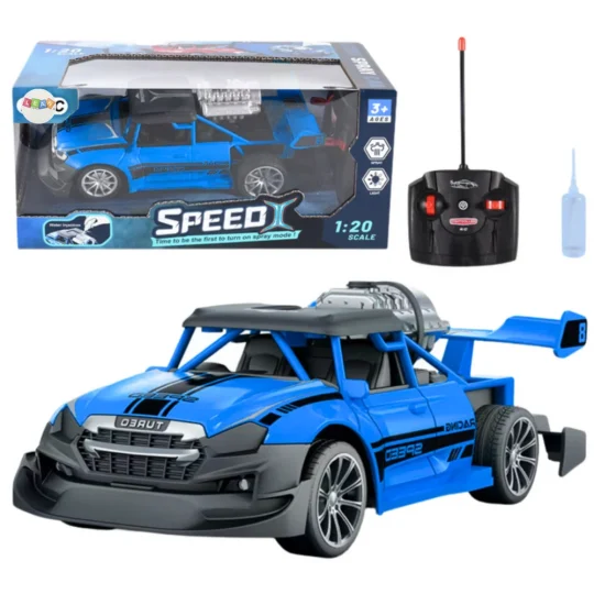 Auto Na Daljinsko Upravljanje Rc 1:20 Svjetla Efekt Dima Plava 1