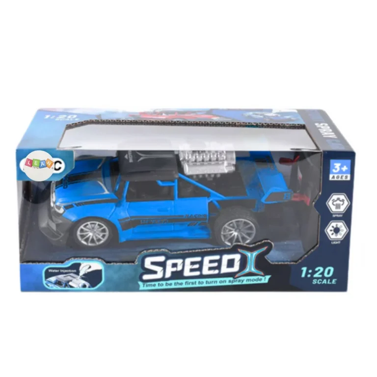 Auto Na Daljinsko Upravljanje Rc 1:20 Svjetla Efekt Dima Plava 4