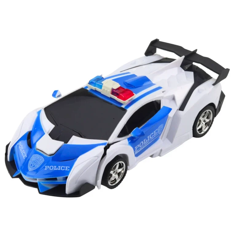 Auto Robot 2u1 Policijski Automobil Na Daljinsko Upravljanje Rc 1:18 2