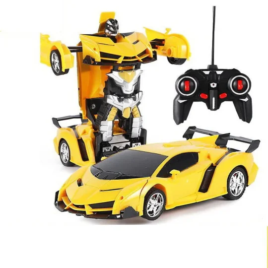 Auto Robot Transformator 2u1 S Rc, žuti 1