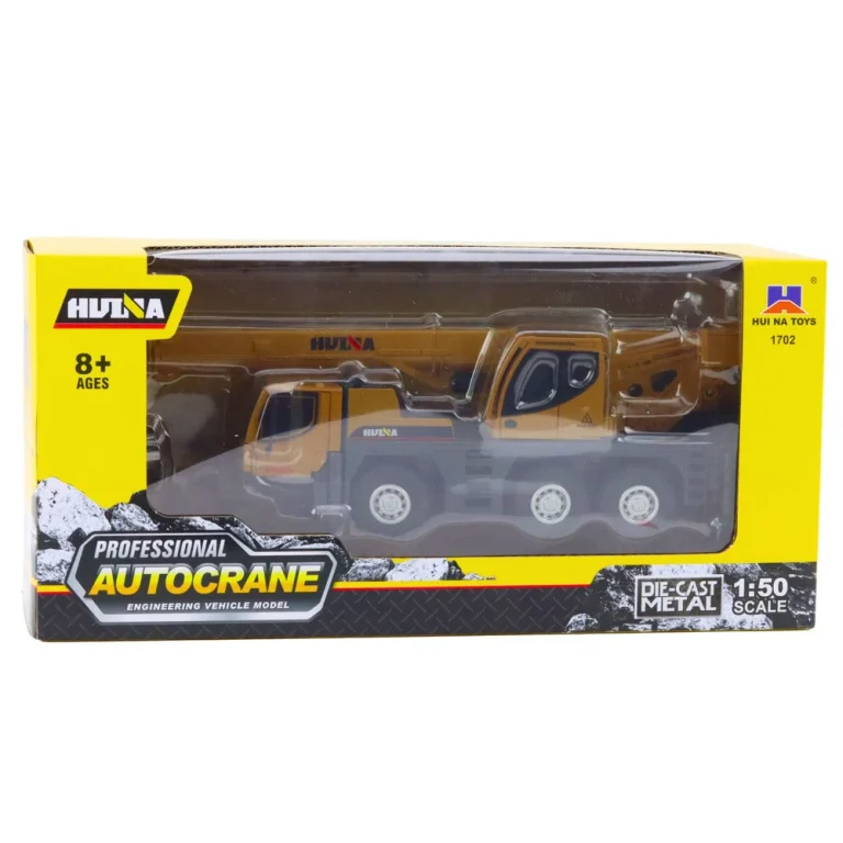 Autokrane Huina Dizalica Građevinsko Vozilo Pokretni Metalni Dijelovi 1:50 4