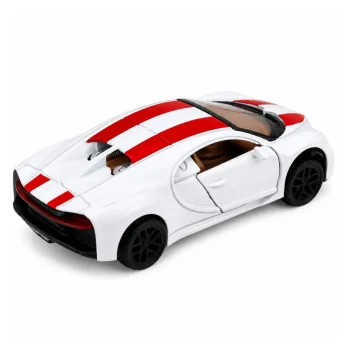 Automobil Metal Sportski Automobil Svjetla Zvuci Povlačenje Vožnja Bijela 1:32 5