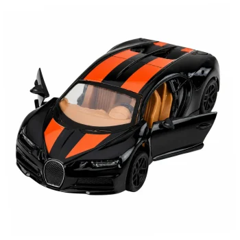 Automobil Metal Sportski Automobil Svjetla Zvuk Pokretni Pogon Crni 1:32 3