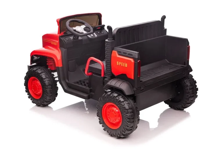 Automobil Na Akumulator Jc222, Crveni, 12v, Led Rasvjeta Auto Na Akumulator 10