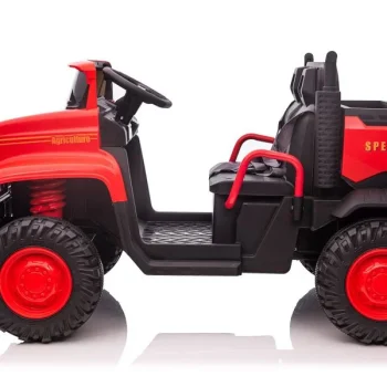 Automobil Na Akumulator Jc222, Crveni, 12v, Led Rasvjeta Auto Na Akumulator 3