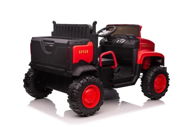 Automobil Na Akumulator Jc222, Crveni, 12v, Led Rasvjeta Auto Na Akumulator 5