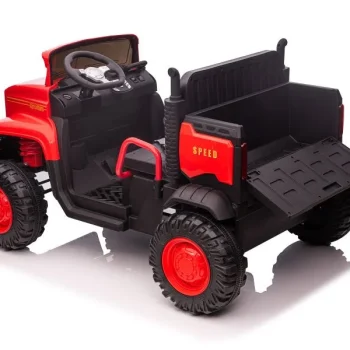 Automobil Na Akumulator Jc222, Crveni, 12v, Led Rasvjeta Auto Na Akumulator 6