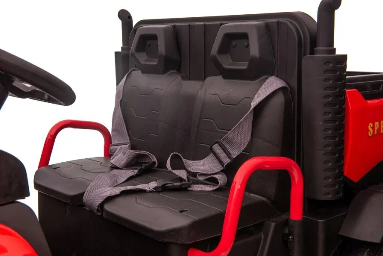 Automobil Na Akumulator Jc222, Crveni, 12v, Led Rasvjeta Auto Na Akumulator 8