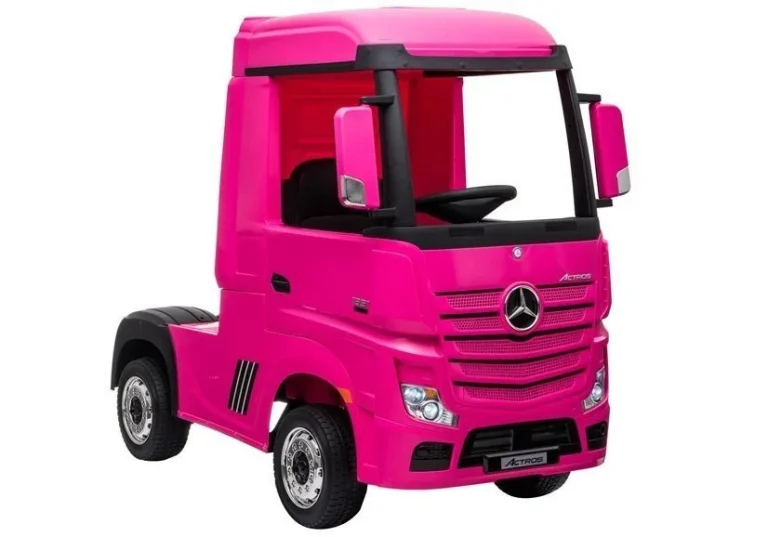 Automobil Na Akumulator Mercedes Actros 4×4 Ružičasti 1